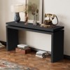 Bella Depot 60'' Farmhouse Console Table, Wooden Entryway Table with Double Board Suspension Design for Living Room - 2 of 4