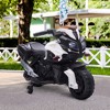 Aosom 6V Electric Motorcycle for Kids, Dirt Bike, Battery-Powered Ride-On Toy Off-Road Street Bike with Pedal, Headlights, and Training Wheels - 2 of 4
