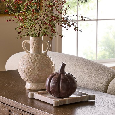 Red Marble Pumpkin Natural - Threshold™ designed with Studio McGee, 2 of 5