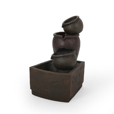 Gulches Garden Decor: Opt for 7"-42.25" High Fountain, Rustic Multi