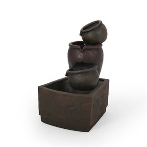 Gulches Garden Decor: Opt for 7"-42.25" High Fountain, Rustic Multi - 1 of 4