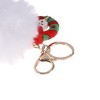Unique Bargains Christmas Keychain with Double Ring and Lobster Clasp Alloy Plush 1 Pc - 3 of 4