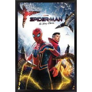 Trends International Marvel Spider-Man: No Way Home - Key Art Framed Wall Poster Prints - 1 of 4