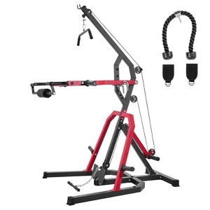 VEVOR Home Gym Equipment, Leverage Gym with 2:1 Ratio LAT Low Row System, Strength Training Machine for Squats Deadlifts Bench Press,  Multicolor - 1 of 4