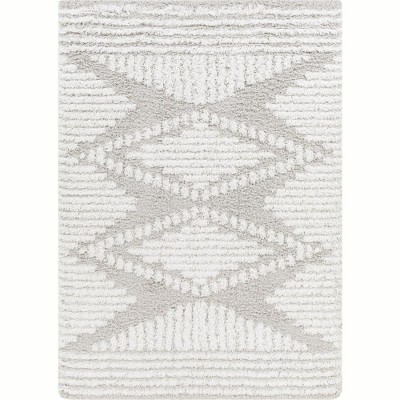 Livabliss Urban Shag 6'7"x9'6" Rectangle Woven Indoor Area Rugs Light ...