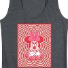 Women's Disney Minnie Oops Graphic Racerback Tank - Heather Charcoal - Large - 2 of 4