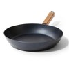 Alva Cookware Forest Nonstick Carbon Steel Frying Pan Skillet, Stay Cool Acacia Wood Handle, Pre-Seasoned, Non Toxic Cookware, Electric Skillet - 2 of 4