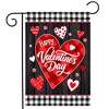 Briarwood Lane Valentine's Garden Flag 12x18 For Outdoor Scattered Hearts For Valentine's Garden Flag Flags For Outside - 2 of 3