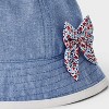 Baby Girls' Summer Celebration Hat - Cat & Jack™ Blue - 3 of 3
