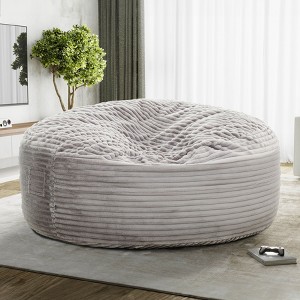 NicBex Polyester Round Bean Bag Chair with Memory Foam,Oversized Lazy Sofa Chair,Modern Lounge Chair for Living Room - 1 of 4