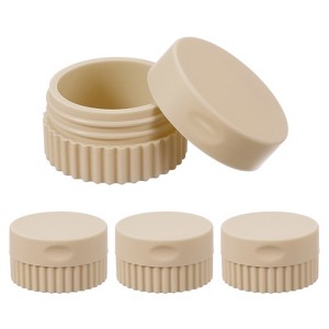 Unique Bargains Silicone Cream Leakproof Travel Decorative Jars 0.68oz 4 Pcs - 1 of 4