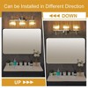 LED Modern Crystal Bathroom Vanity Lights Over Mirror (3/4/5/6-Light) - 4 of 4
