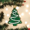 Old World Christmas Glass Blown Ornament for Christmas Tree, Christmas Tree Sugar Cookie - 2 of 4