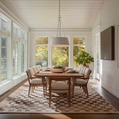 Hauteloom Benjy Irregular Checkboard Rug