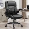 KERDOM Office Executive Chair High Back Adjustable Managerial Home Desk Chair, Office Computer Chair with Lumber Support, BLACK - 2 of 4