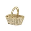 Cheung's Taber Oval 3 Piece Handle Baskets Light Brown - 3 of 4