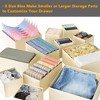 Set of 12 Collapsible Drawer Organizer Bins for Clothes, Closet Organizers and Storage Dividers for Clothing -SpaceAid® - 4 of 4
