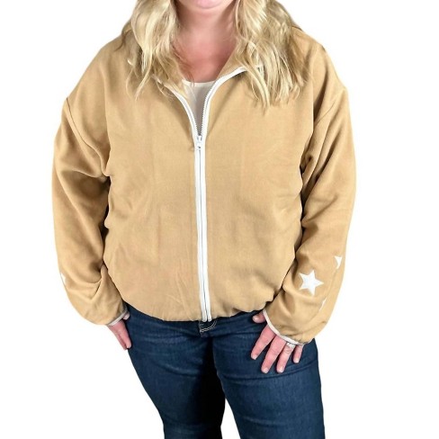 Women's Retro Weekend Fleece Full Zip - Jadelynn Brooke - image 1 of 1