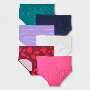 Women's Seamless Hipster Underwear 6pk - Auden™ Assorted L : Target