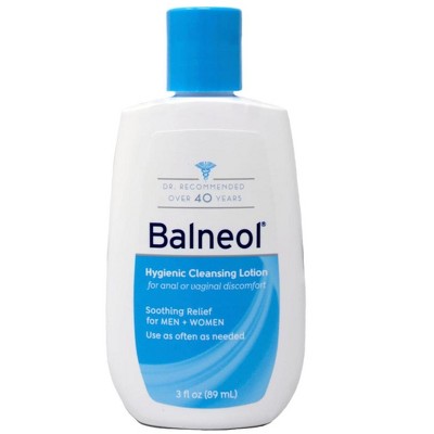 Balneol Hygienic Cleansing Lotion, Soothing Perianal Cleanser, Relieves Discomfort, 3 oz