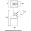 Maxim Lighting Senator 1 - Light Wall Light in  Black - 2 of 2