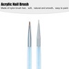 Unique Bargains Acrylic Nylon Gel Polish Dotting Painting Nail Art Liner Brushes Blue 1 Pc - 3 of 4