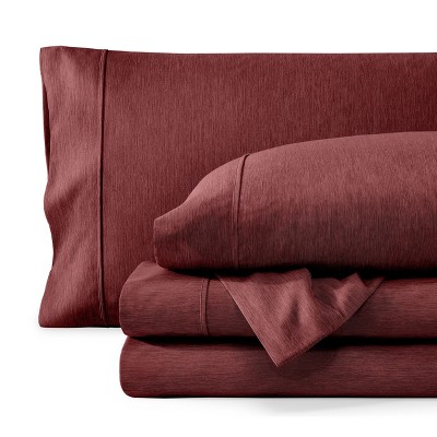 4 Piece Sheet Set - Heathered Double Brushed - Bare Home