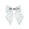 Unique Bargains Musical Note Bow Hair Clip Blue White 1 Pc - 3 of 4