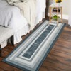 Coucheta Large Washable Area Rug, Non-Slip Backing, Easy Cleaning, Soft Abstract Geometric Carpet for Living & Dining Room, Bedroom, Office & Nursery - 4 of 4