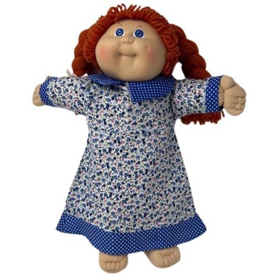 Doll Clothes Superstore Floral School Dress Fits15 - 16 Inch Cabbage Patch Kid Dolls