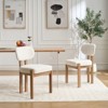 NicBex  Set of 2 Modern Wooden Dining Chairs,Upholstered Farmhouse Dinner Chair with Ergonomic Backrest for Kitchen,Living Room - 2 of 4