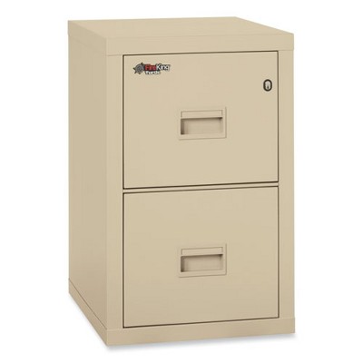 Parchment 2-Drawer Fireproof and Water-Resistant Vertical Filing Cabinet