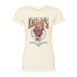 Women's - Marvel - Guardians of the Galaxy Cosmos Puppy Training Fitted Graphic T-Shirt - 1 of 3