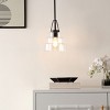 Raylen 7.875" Pendant - PND4170 - Clear/Oil Rub Bronze - Safavieh - 4 of 4