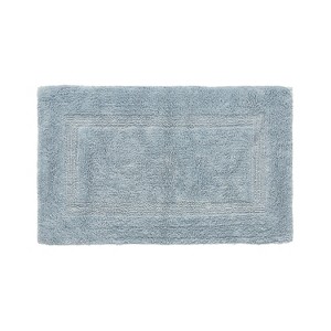 Lux Premium 100% Cotton Ultra-Soft Reversible Bathroom Rug-Durable Tufted Weave, Highly Absorbent Solid Pattern for Multipurpose use - 1 of 4
