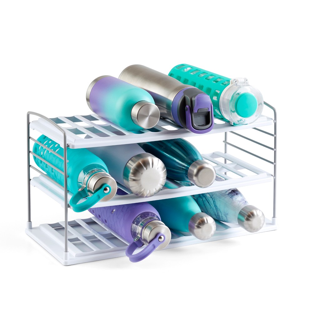 YouCopia UpSpace 3 Shelf Wide Bottle Organizer