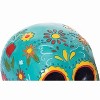 Gallerie II Aqua Floral Sugar Skull Decorative Figure Figurine - 2 of 4