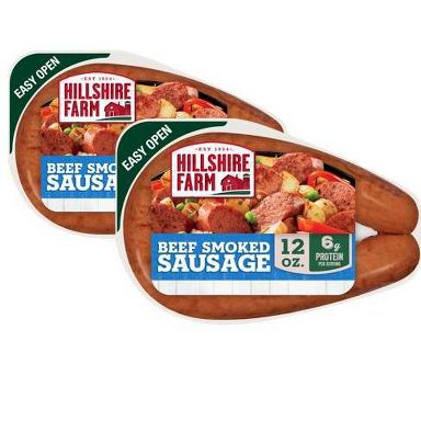 Hillshire Farm 2 Pack/12oz Each Beef Smoked Sausage Rope