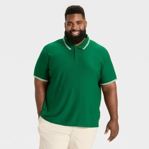 Men's Tipped Polo Shirt - All In Motion™ - 1 of 3