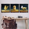 Stupell Industries Yoga Chick Trio Stretching Poses Black Framed Floater Canvas Wall Art - 2 of 4