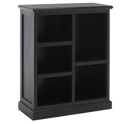 Maralah Black Solid Wood 5-Shelf Cube Bookcase