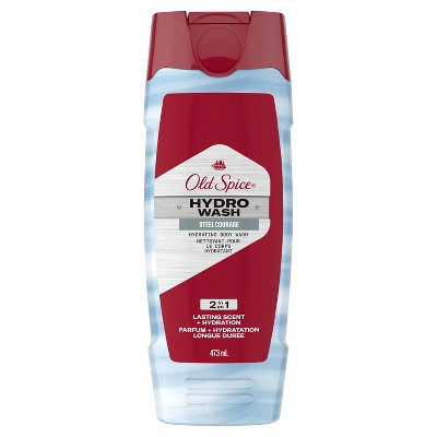 Old Spice Hydro Wash Body Wash Hardest Working Collection Steel Courage - 16oz