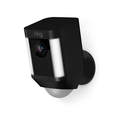 Image of Ring Spotlight Cam 1080p Wire-free Security Camera - Black