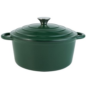 SEVOBAL Pots and Pans Dutch Oven Pot Non Stick Enameled Cast Iron Dutch Oven Heavy-Duty Oven Safe Ceramic Cookware Up, Green, 13.39"*11.81"*6.3" - 1 of 4