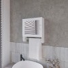 GlasFlength Decorative Wall Mirrors Bathroom Decor Cabinet Accent Mirror Vanity Medicine Cabinet Mirrors for Bathroom Wall, White, 17.7"*5.7"*19.7" - 2 of 4