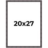 PosterPalooza | Slim Profile Brown Picture Frame - UV Acrylic, Foam Board Backing, Hanging Hardware - 2 of 4
