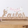 Transpac Metal/MDF Happy Easter Sign Home Decorations Easter - 2 of 2
