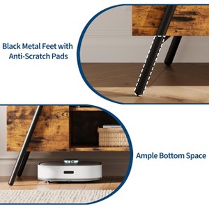 TV Stand,Modern Entertainment Center with Adjustable Shelf, Cable Holes,Media Console, u-Shaped Metal Legs,for Living Room, Bedroom, Office Furniture - 1 of 4