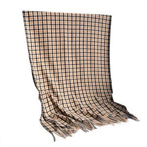 Anna-Kaci Plaid Winter Scarf Soft Cozy Woven Wrap with Fringe Edges 81×26.5 Inches - 1 of 4