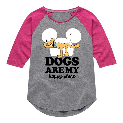 Girls' - Disney - Pluto Dogs Happy Place - image 1 of 4